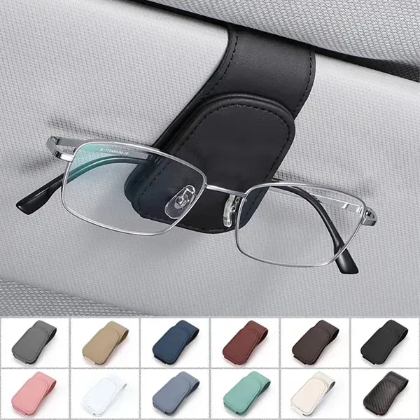 Magnetic Car Visor Sunglass Holder - Magnetic Car Visor Sunglass Holder - Image 0 of 2