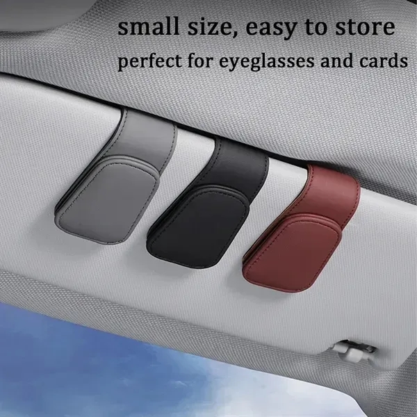 Magnetic Car Visor Sunglass Holder - Magnetic Car Visor Sunglass Holder - Image 1 of 2