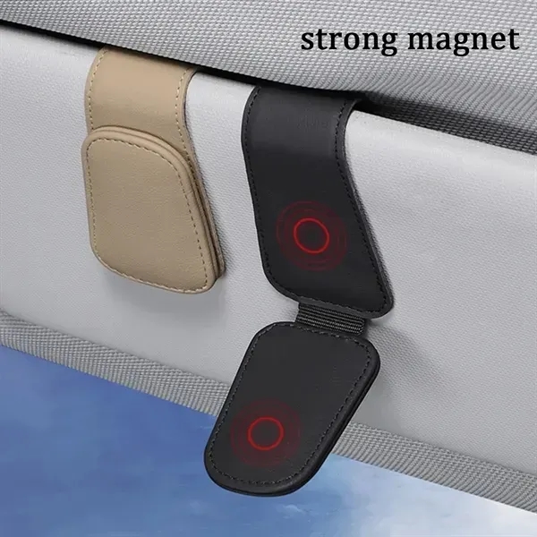 Magnetic Car Visor Sunglass Holder - Magnetic Car Visor Sunglass Holder - Image 2 of 2