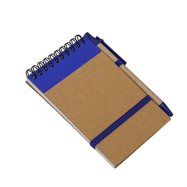 Eco Mini Jotter and Pen - Eco Mini Jotter and Pen - Image 4 of 8