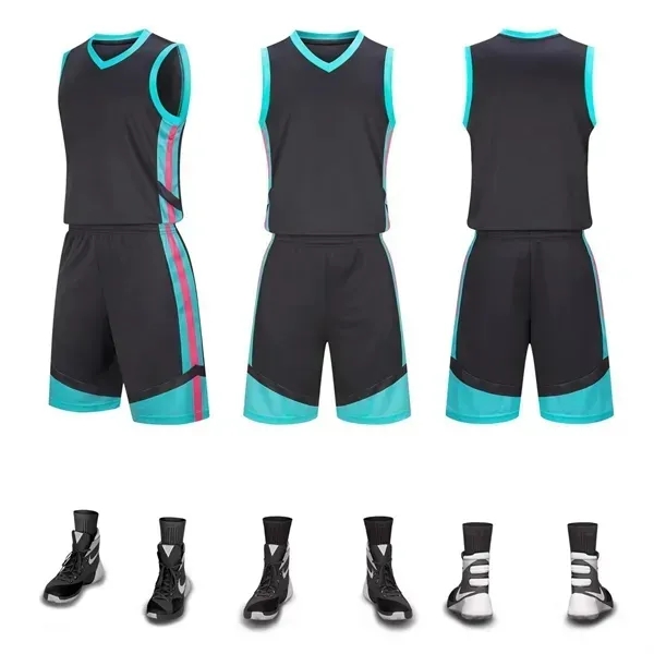 Custom Basketball Uniform with Pockets - Custom Basketball Uniform with Pockets - Image 6 of 8