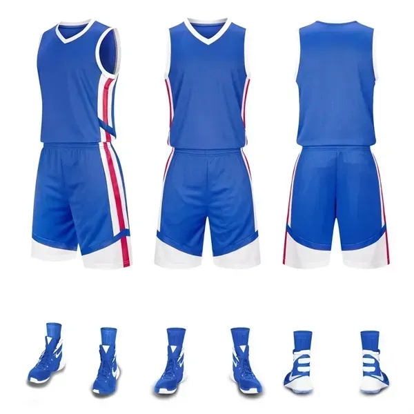 Custom Basketball Uniform with Pockets - Custom Basketball Uniform with Pockets - Image 7 of 8