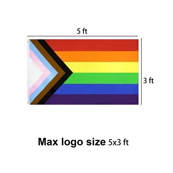 3' x 5' Pride Rainbow Flag - 3' x 5' Pride Rainbow Flag - Image 1 of 11
