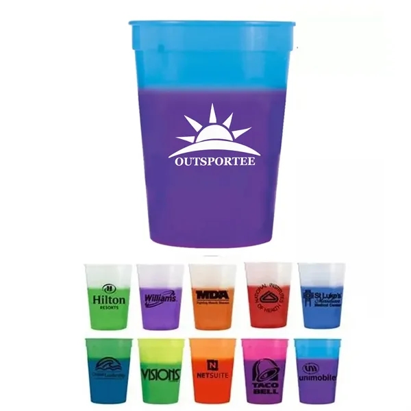 12oz/16oz plastic Color Changing Stadium Cup - 12oz/16oz plastic Color Changing Stadium Cup - Image 0 of 3