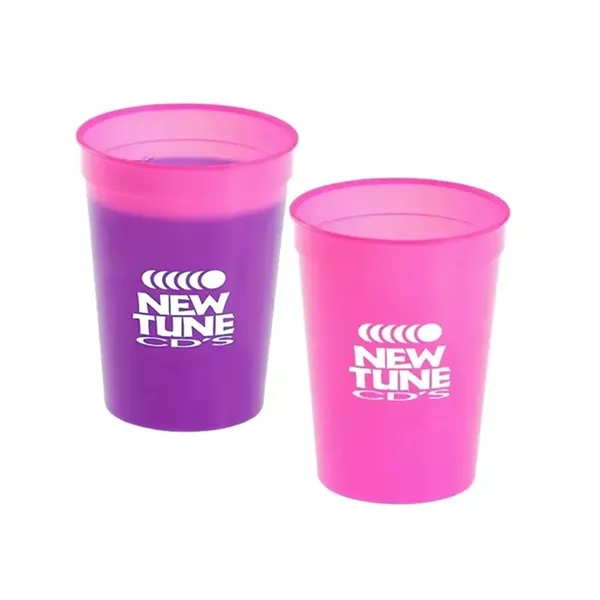12oz/16oz plastic Color Changing Stadium Cup - 12oz/16oz plastic Color Changing Stadium Cup - Image 1 of 3