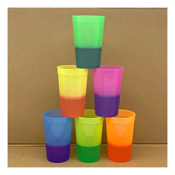 12oz/16oz plastic Color Changing Stadium Cup - 12oz/16oz plastic Color Changing Stadium Cup - Image 2 of 3