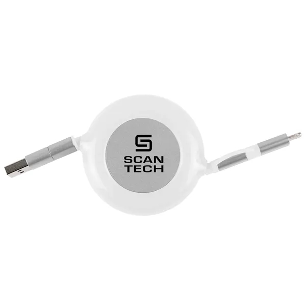 3-in-1 Retractable Fast Charge-it™ Cable - 3-in-1 Retractable Fast Charge-it™ Cable - Image 0 of 7