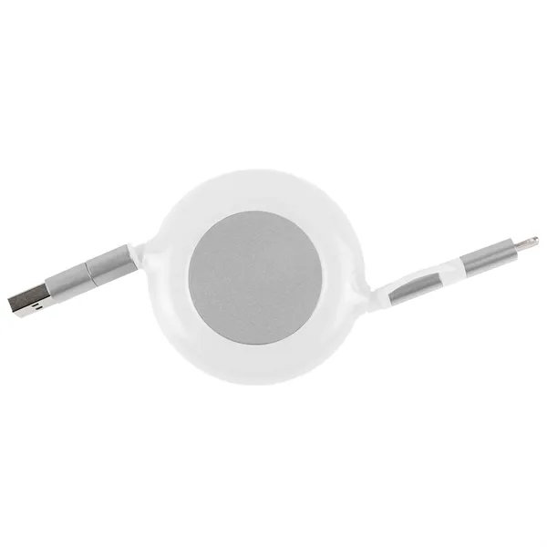3-in-1 Retractable Fast Charge-it™ Cable - 3-in-1 Retractable Fast Charge-it™ Cable - Image 4 of 7