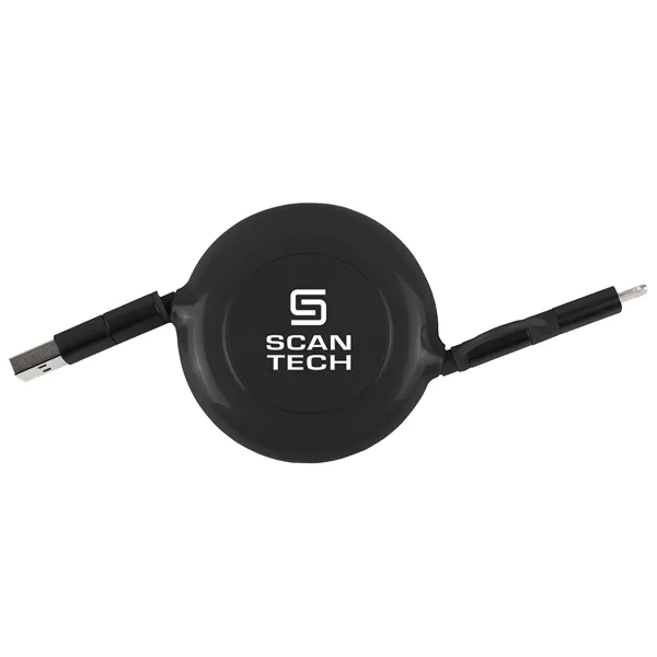 3-in-1 Retractable Fast Charge-it™ Cable - 3-in-1 Retractable Fast Charge-it™ Cable - Image 5 of 7