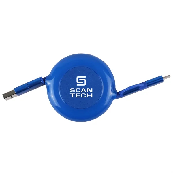 3-in-1 Retractable Fast Charge-it™ Cable - 3-in-1 Retractable Fast Charge-it™ Cable - Image 6 of 7
