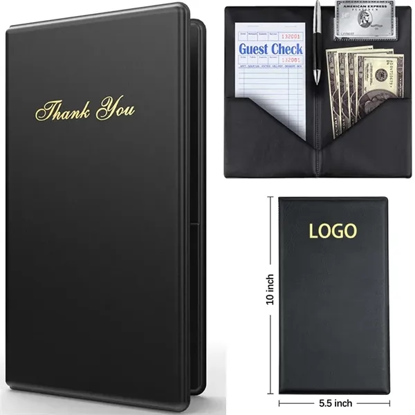 PU Leather Check Presenters - PU Leather Check Presenters - Image 0 of 2