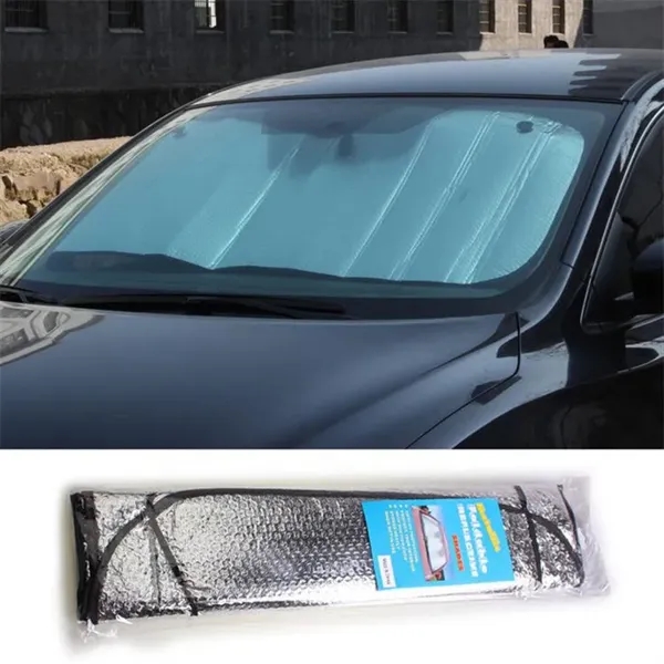 Siliver Folding Car Auto Sun Shade For Summer - Siliver Folding Car Auto Sun Shade For Summer - Image 1 of 2
