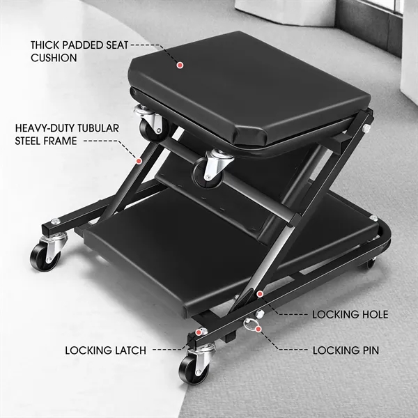 36" Z-Creeper Seat Garage Creepers - 36" Z-Creeper Seat Garage Creepers - Image 1 of 5