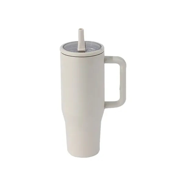 40 oz Water Bottle with Handle & Flip Straw - 40 oz Water Bottle with Handle & Flip Straw - Image 5 of 10