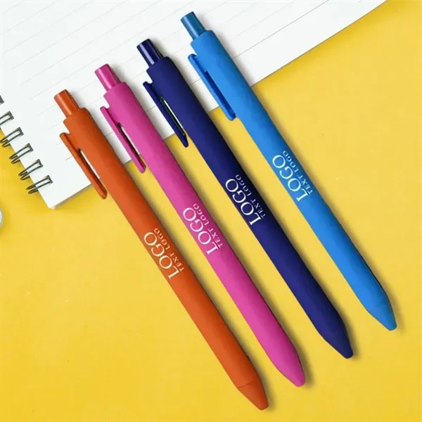 Soft Touch Gel Ink Pen - Soft Touch Gel Ink Pen - Image 0 of 12