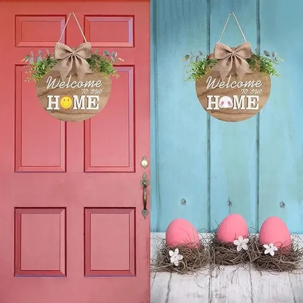 12" Customizable Welcome Home Sign - 12" Customizable Welcome Home Sign - Image 5 of 5