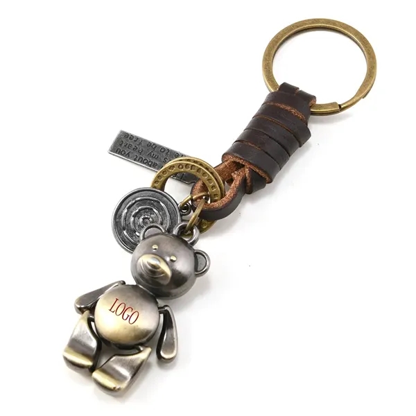 Happy Teddy Bear Keychain - Happy Teddy Bear Keychain - Image 0 of 4