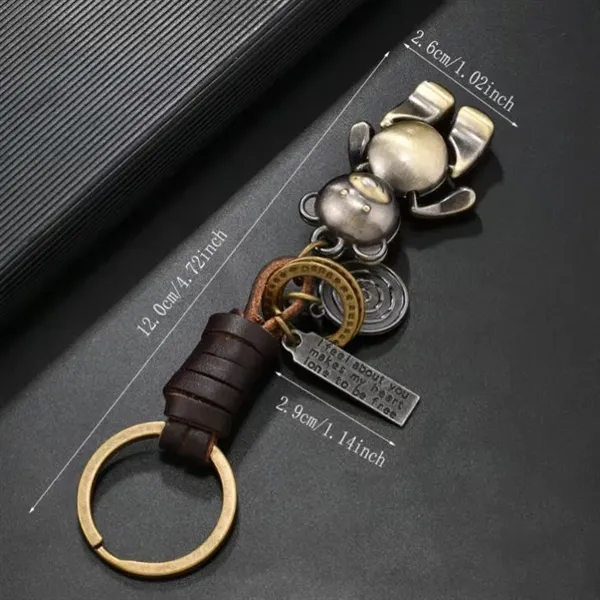 Happy Teddy Bear Keychain - Happy Teddy Bear Keychain - Image 2 of 4