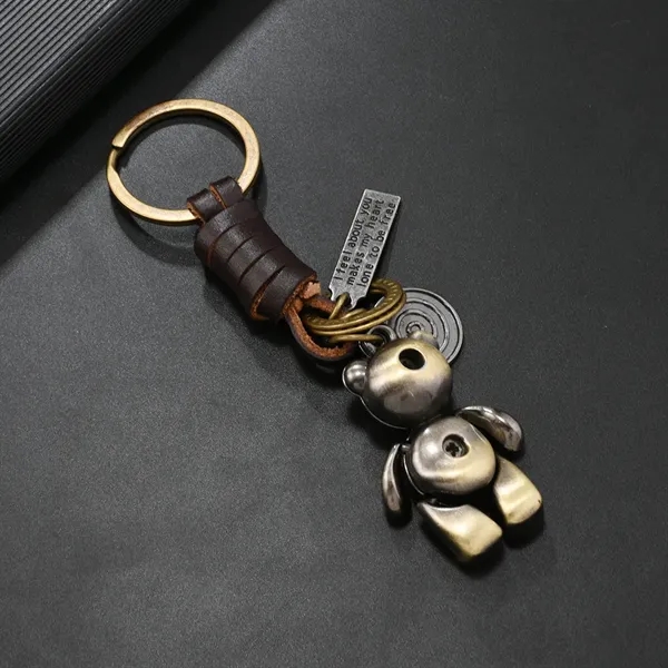 Happy Teddy Bear Keychain - Happy Teddy Bear Keychain - Image 4 of 4