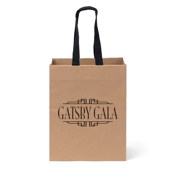 Eco Ash- Woven Handle Eurotote - Flexo Ink Print