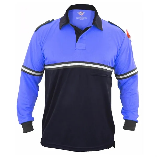 First Class Two Tone Polyester Longsleeve Bike Patrol Shirt - First Class Two Tone Polyester Longsleeve Bike Patrol Shirt - Image 4 of 5