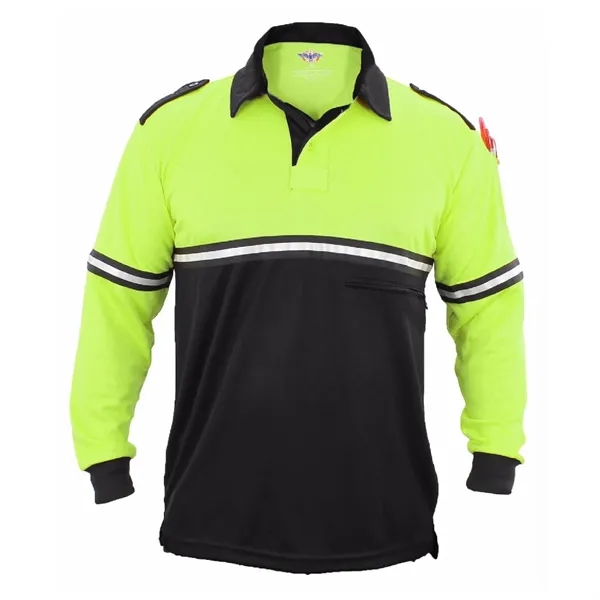 First Class Two Tone Polyester Longsleeve Bike Patrol Shirt - First Class Two Tone Polyester Longsleeve Bike Patrol Shirt - Image 5 of 5