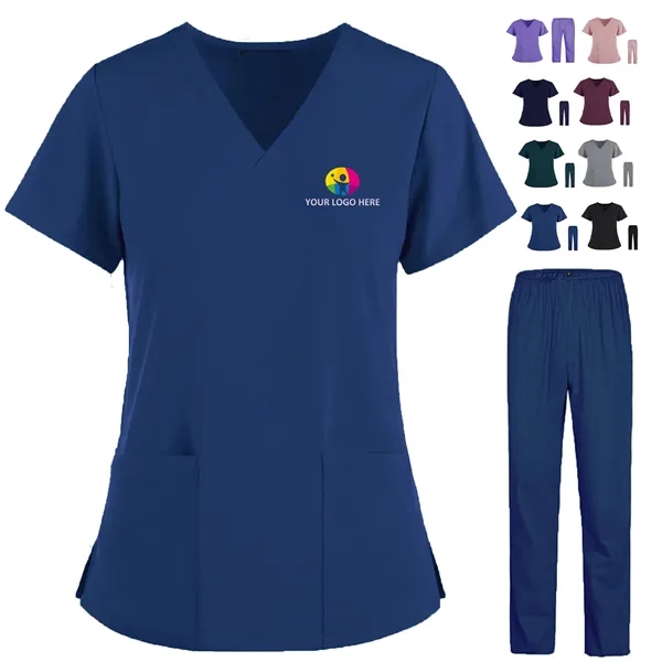 Scrubs Top Pant Set - Scrubs Top Pant Set - Image 0 of 7