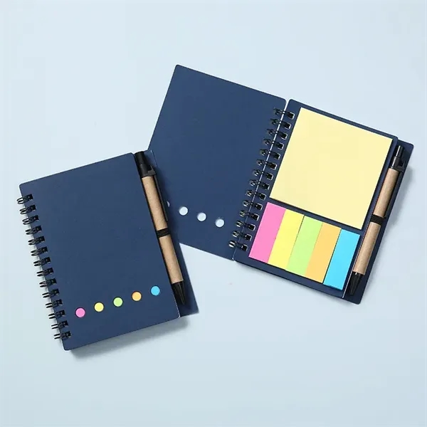 Sticky Notes Spiral Notebook - Sticky Notes Spiral Notebook - Image 1 of 8