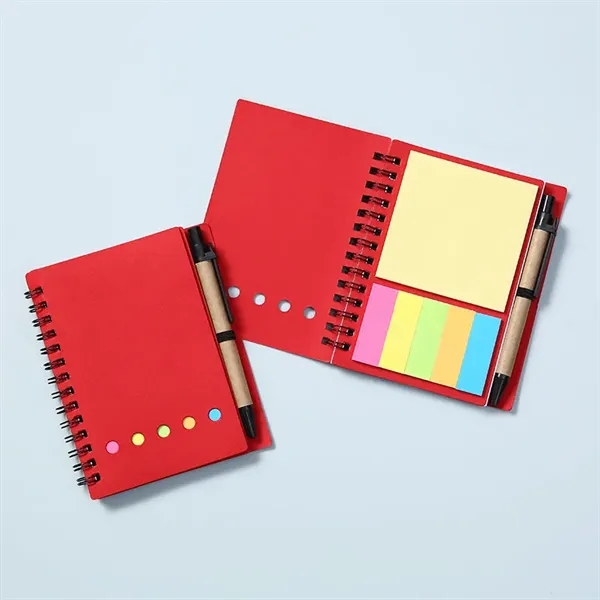 Sticky Notes Spiral Notebook - Sticky Notes Spiral Notebook - Image 3 of 8