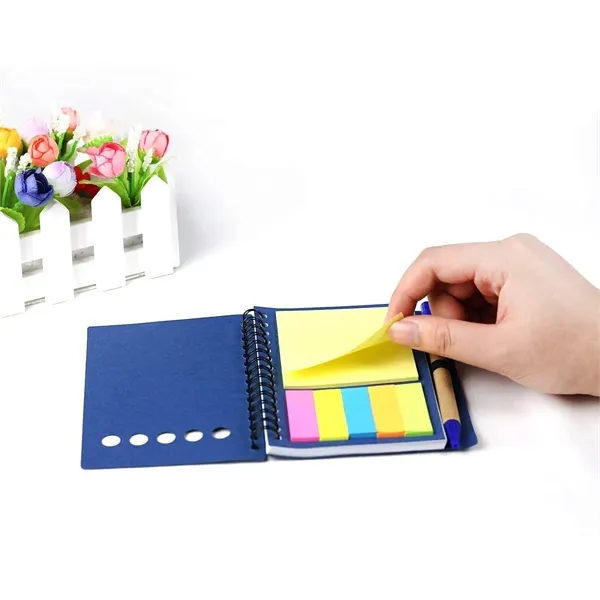 Sticky Notes Spiral Notebook - Sticky Notes Spiral Notebook - Image 7 of 8
