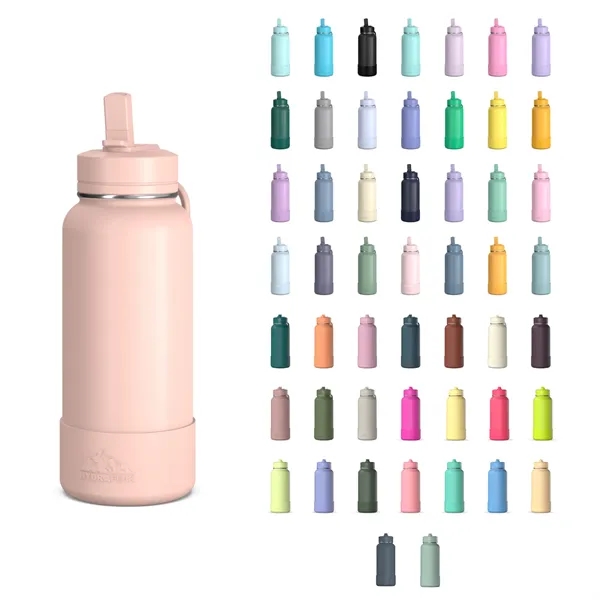 32 Oz. Sport Boot Insulated Water Bottle w/ Straw Lid - 32 Oz. Sport Boot Insulated Water Bottle w/ Straw Lid - Image 1 of 54