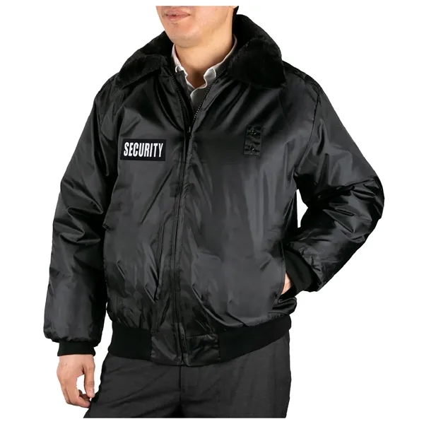 Security Bomber Jacket with Reflective Identifier - Security Bomber Jacket with Reflective Identifier - Image 2 of 2
