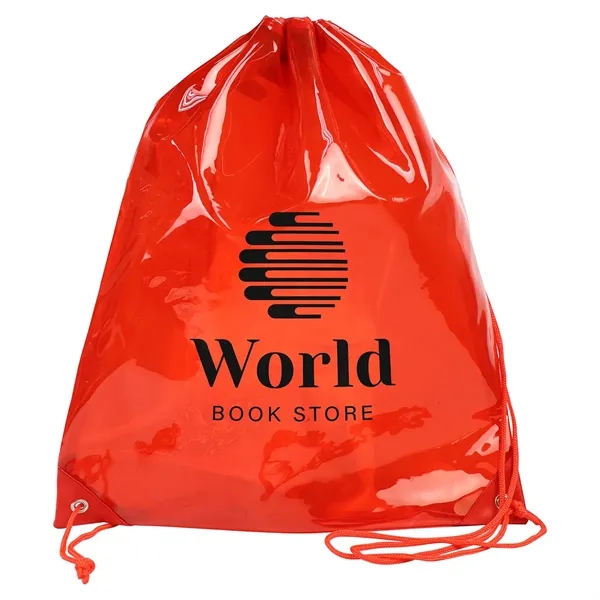 Diamond Clear TPU Drawstring Backpack