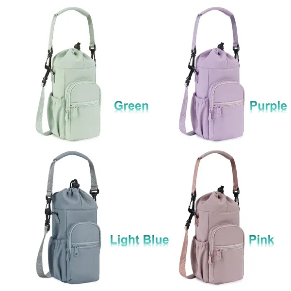 Portable Bottle Cooler with with Phone Pocket - Portable Bottle Cooler with with Phone Pocket - Image 1 of 4