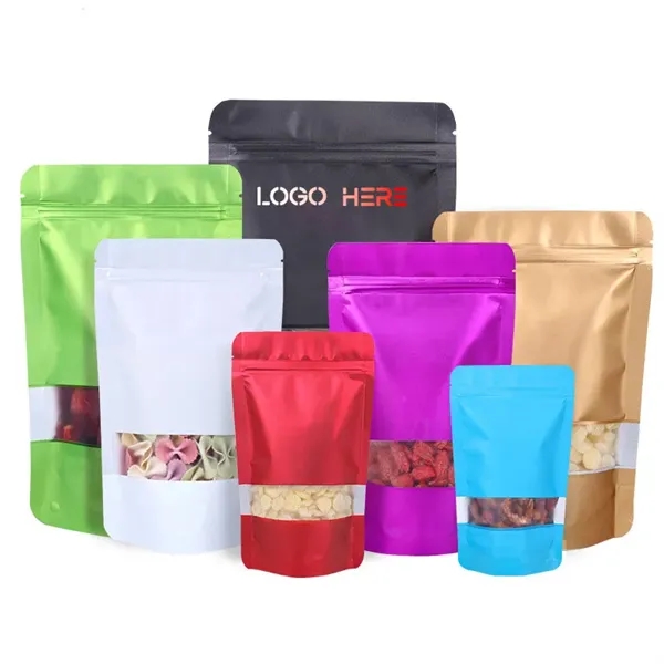 Sealable Ziplock aluminum Foil Bags - Sealable Ziplock aluminum Foil Bags - Image 0 of 3