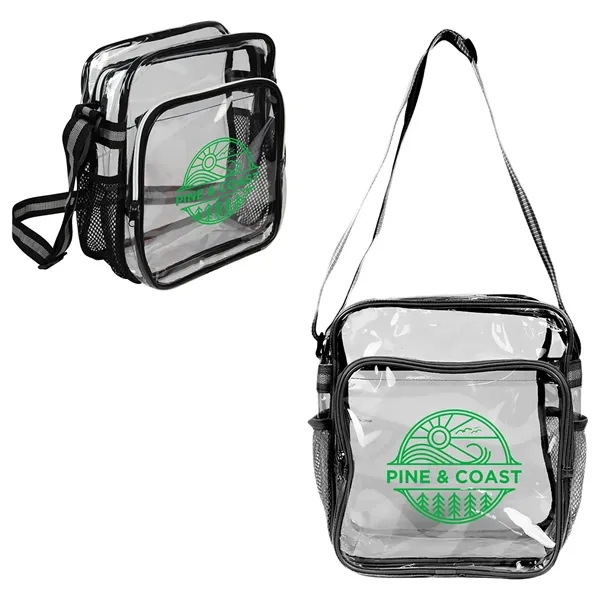 Custom Diamond Clear TPU Messenger Bag