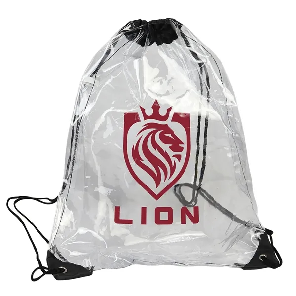 Custom Diamond Clear TPU Drawstring Backpack