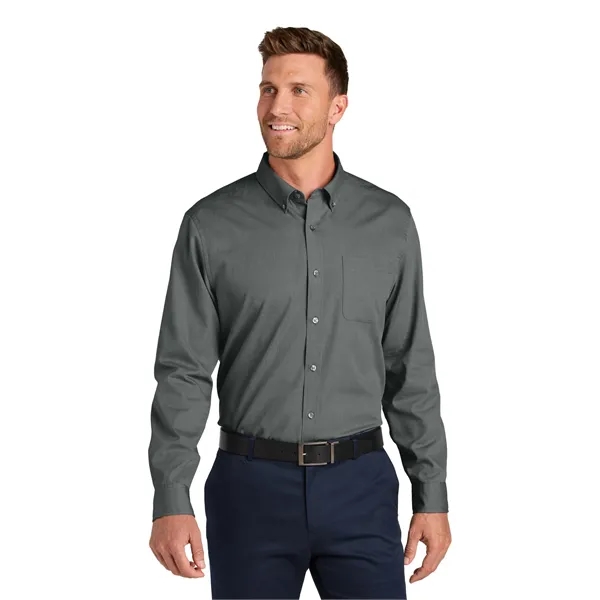 Port Authority Long Sleeve Nailhead Easy Care Shirt - Port Authority Long Sleeve Nailhead Easy Care Shirt - Image 2 of 24