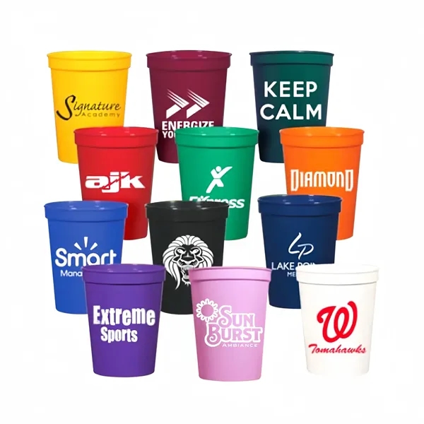 16 Oz. Smooth Stadium Cup - 16 Oz. Smooth Stadium Cup - Image 0 of 3