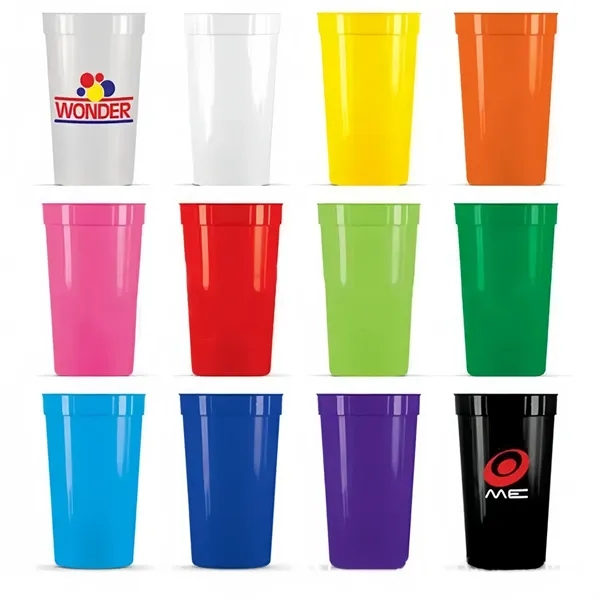 16 Oz. Smooth Stadium Cup - 16 Oz. Smooth Stadium Cup - Image 1 of 3