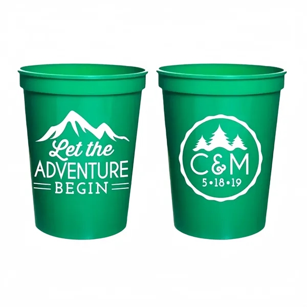16 Oz. Smooth Stadium Cup - 16 Oz. Smooth Stadium Cup - Image 2 of 3