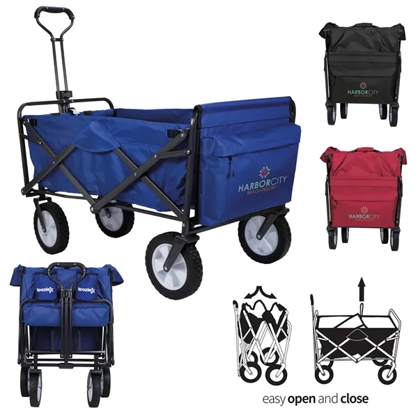 Koozie® Collapsible Folding Wagon - Koozie® Collapsible Folding Wagon - Image 0 of 3