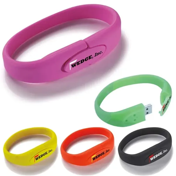 2 GB Wrist Band USB 2.0 Flash Drive - 2 GB Wrist Band USB 2.0 Flash Drive - Image 0 of 5