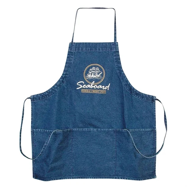 Denim 3-Pocket Apron - Denim 3-Pocket Apron - Image 3 of 4