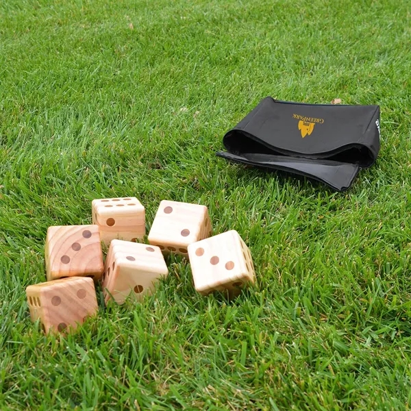 Oversize Wooden Yard Dice Game - Oversize Wooden Yard Dice Game - Image 0 of 2