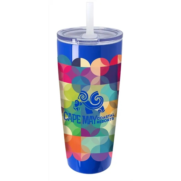 Koozie® Built-in Straw Vacuum Tumbler - 30 oz. - Koozie® Built-in Straw Vacuum Tumbler - 30 oz. - Image 0 of 4