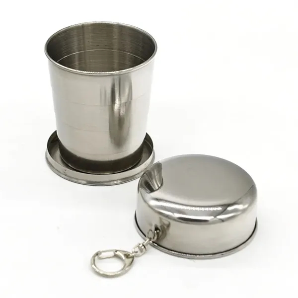 5oz Stainless Steel Travel Camping Folding Cup - 5oz Stainless Steel Travel Camping Folding Cup - Image 1 of 1