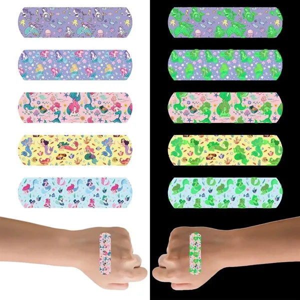 Glow-in-the-dark Adhesive Bandages - Glow-in-the-dark Adhesive Bandages - Image 1 of 5