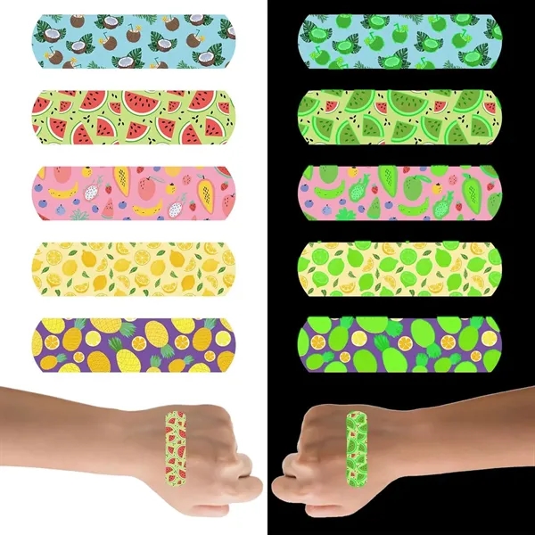 Glow-in-the-dark Adhesive Bandages - Glow-in-the-dark Adhesive Bandages - Image 2 of 5