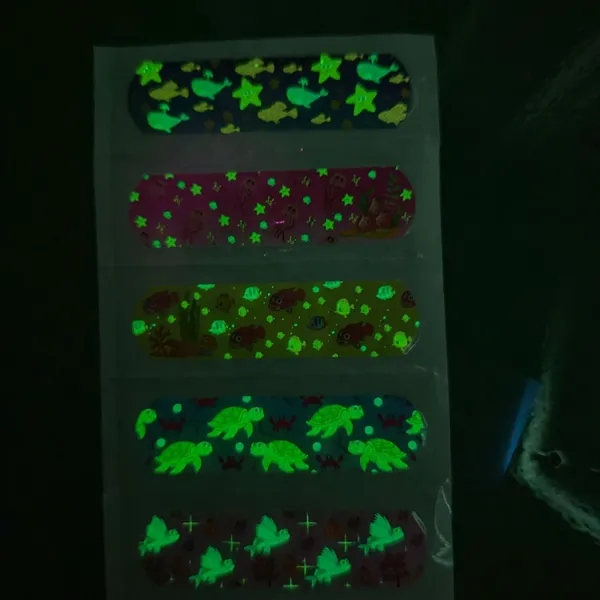 Glow-in-the-dark Adhesive Bandages - Glow-in-the-dark Adhesive Bandages - Image 4 of 5